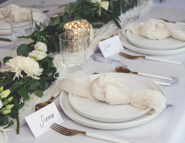 Ivory Table Runner