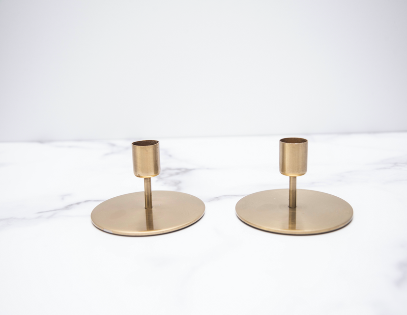 Gold candlestick rental