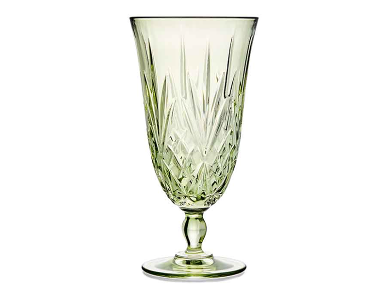 Rent green glasses for weddings and special events