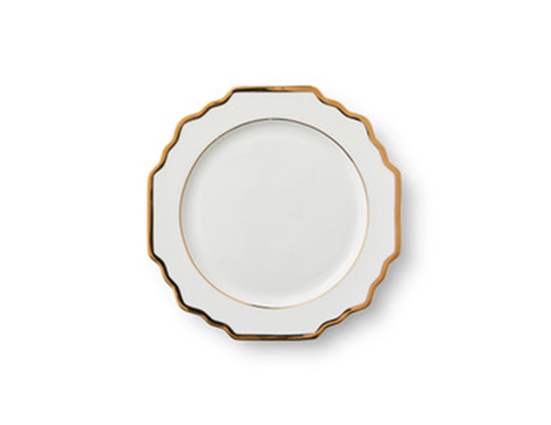 Gold Rim Salad Plate