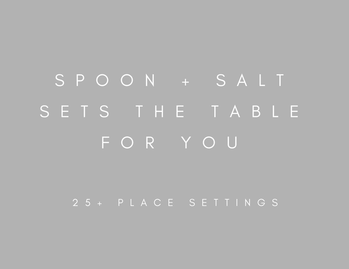 Set the Table Fee (25+ place settings)